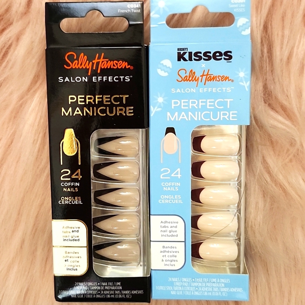 Brand New SALLY HANSEN PERFECT MANICURE FALSE NAILS-2CT.